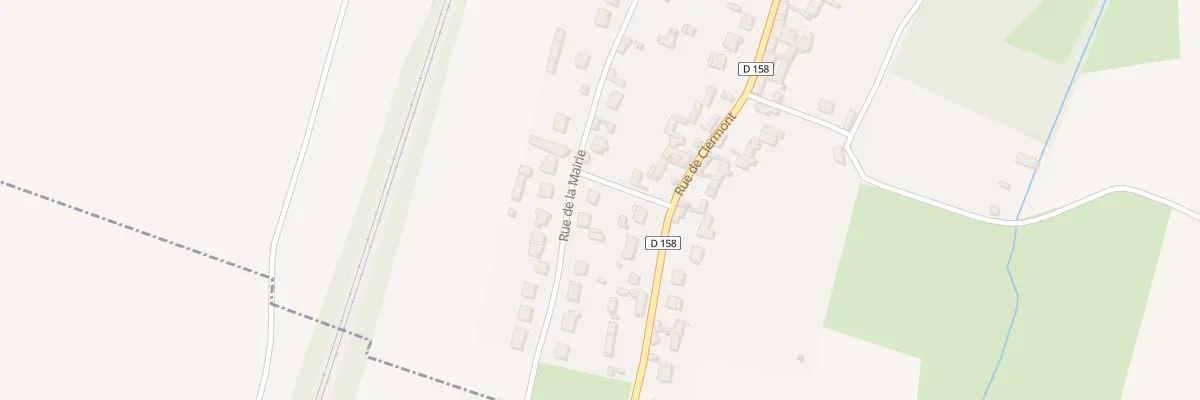 Plan du 2 Rue du Croissant à Valescourt