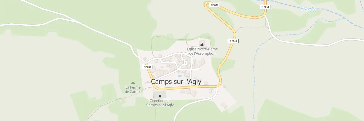 Plan du 40 Le Village à Camps-sur-l’Agly