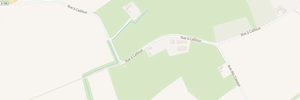 Plan du 504 Rue à Cailloux à Blaringhem