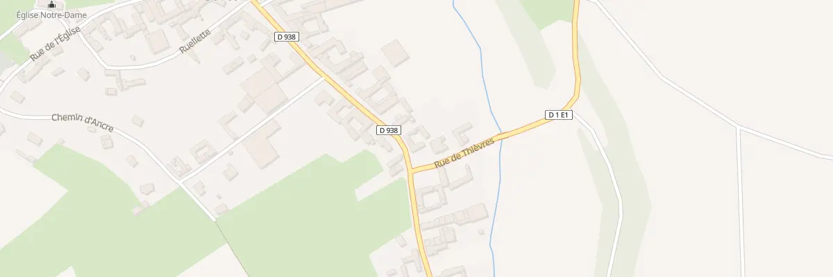 Plan du 19 Rte d’Albert à Sarton