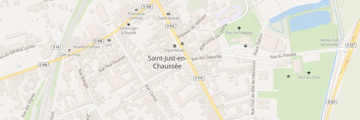Plan du 40 Rue de Paris à Saint-Just-en-Chaussée
