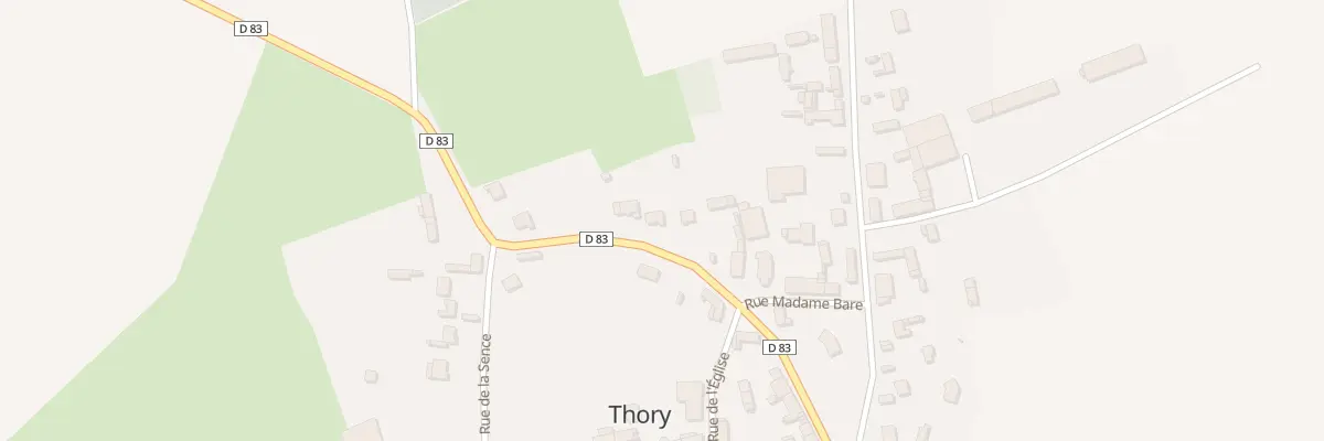 Plan du 6 Rue du Frien à Thory
