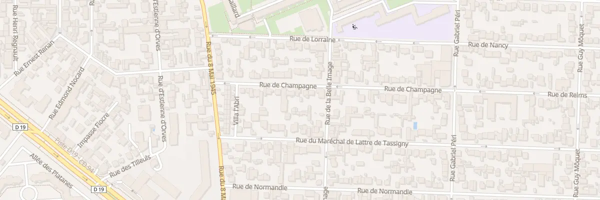 Plan du 24 Rue de Champagne à Maisons-Alfort