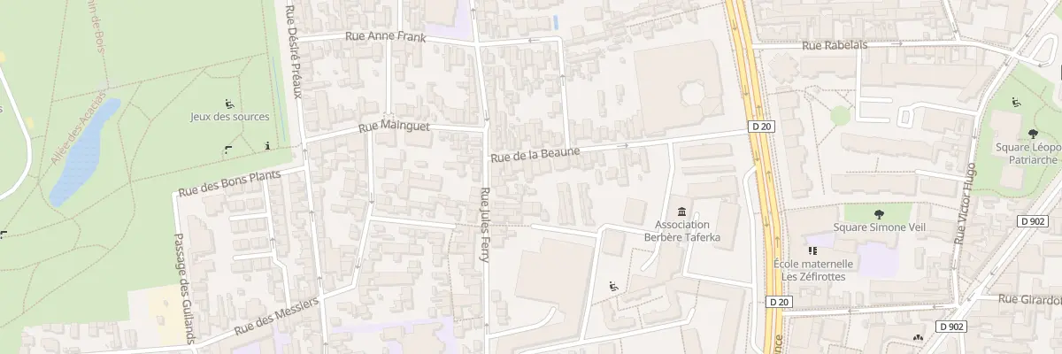 Plan du 43 Rue de la Beaune à Montreuil