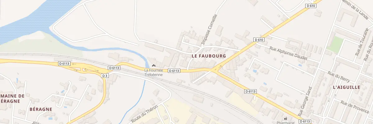 Plan du 13 Av des Capucins à Trèbes
