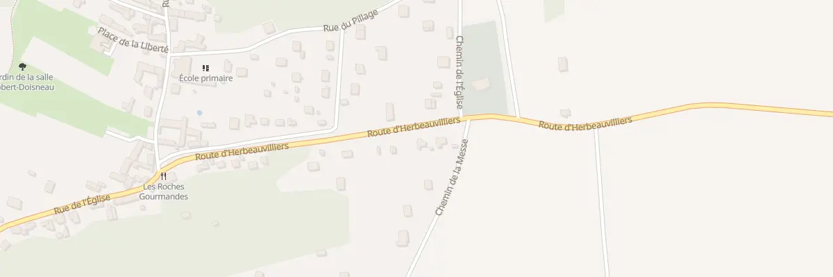 Plan du 65 Rue de l’Eglise à Buthiers