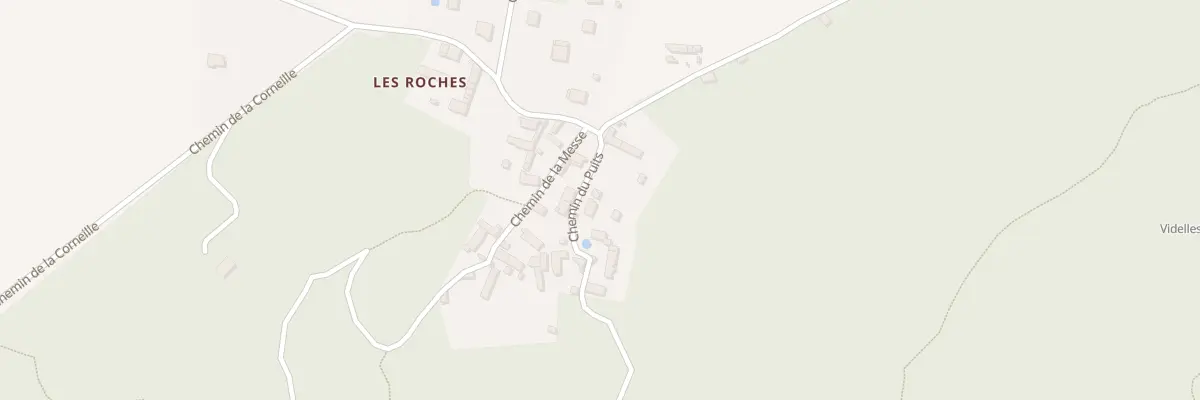 Plan du 3 Che du Puits à Videlles