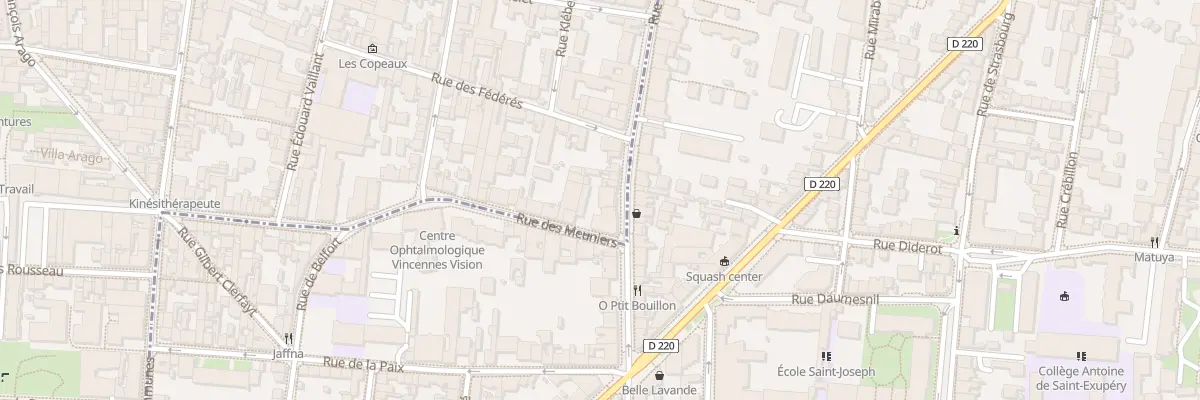 Plan du 146B Rue de Vincennes à Montreuil