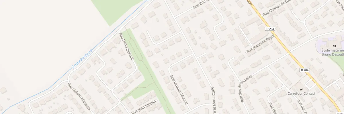 Plan du 5 Rue Jacques Monod à Téteghem-Coudekerque-Village