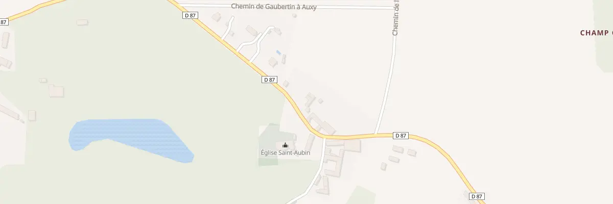 Plan du 6 Sancy à Gaubertin