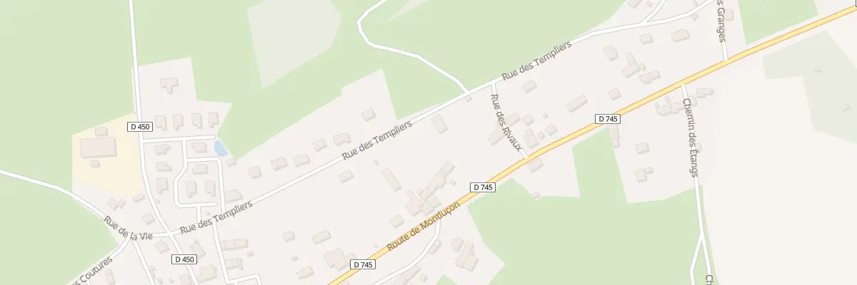 Plan du 23 Rte de Montluçon à Lamaids