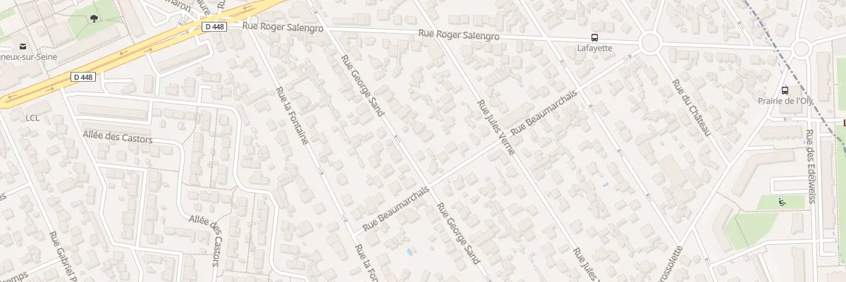 Plan du 23 Rue George Sand à Vigneux-sur-Seine