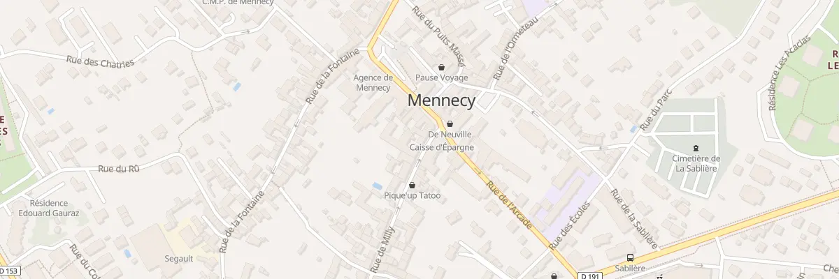 Plan du 4 Rue de Milly à Mennecy
