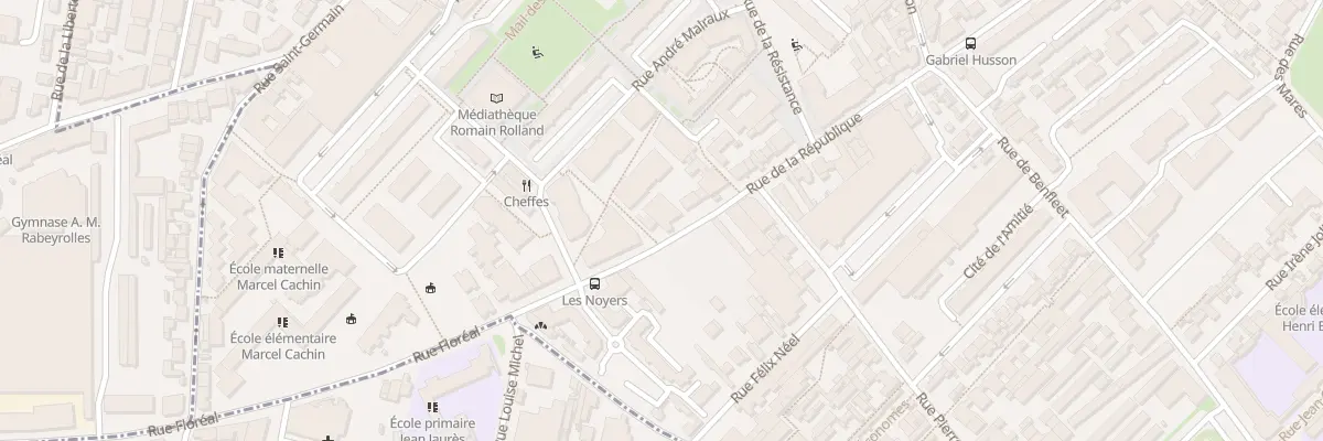 Plan du 132 Rue de la République à Romainville