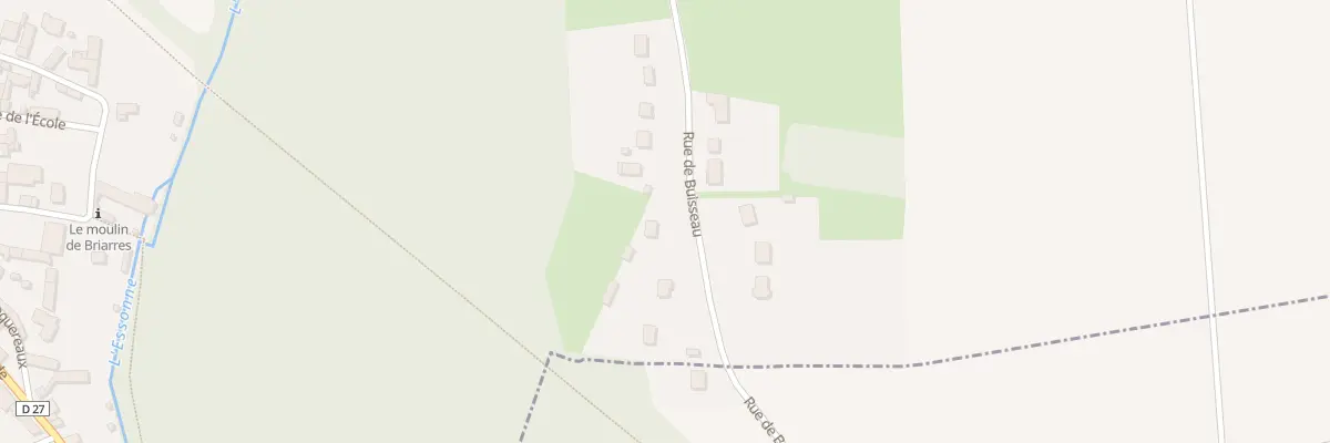 Plan du 91 Rue de Buisseau à Briarres-sur-Essonne