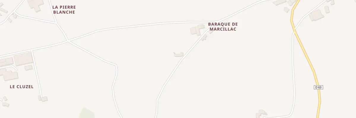 Plan du 5113 Baraque de Marcillac à Meljac