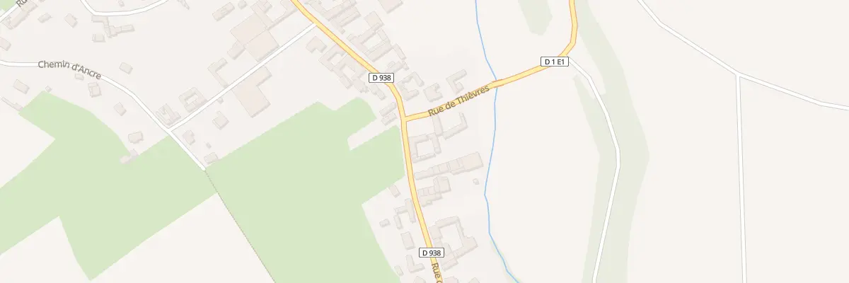 Plan du 21 Rte d’Albert à Sarton