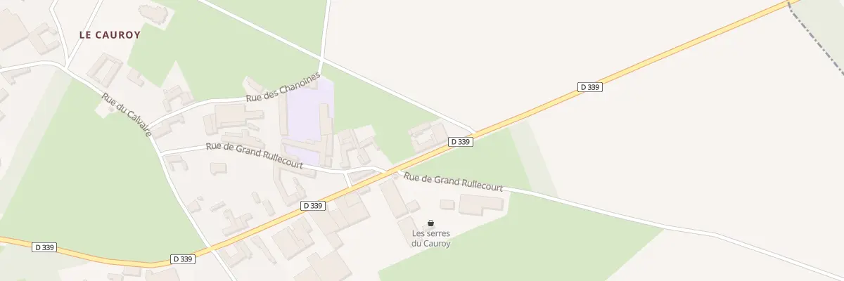 Plan du 273 Rue des Coudriers à Berlencourt-le-Cauroy