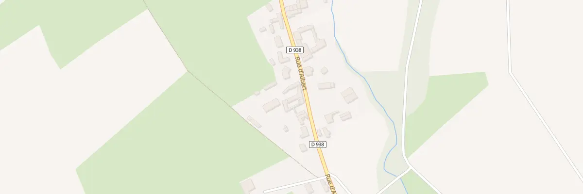 Plan du 40 Rte d’Albert à Sarton