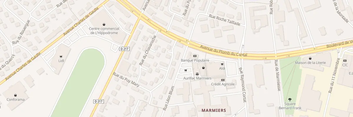 Plan du 7 Rue du Roc des Ombres à Aurillac