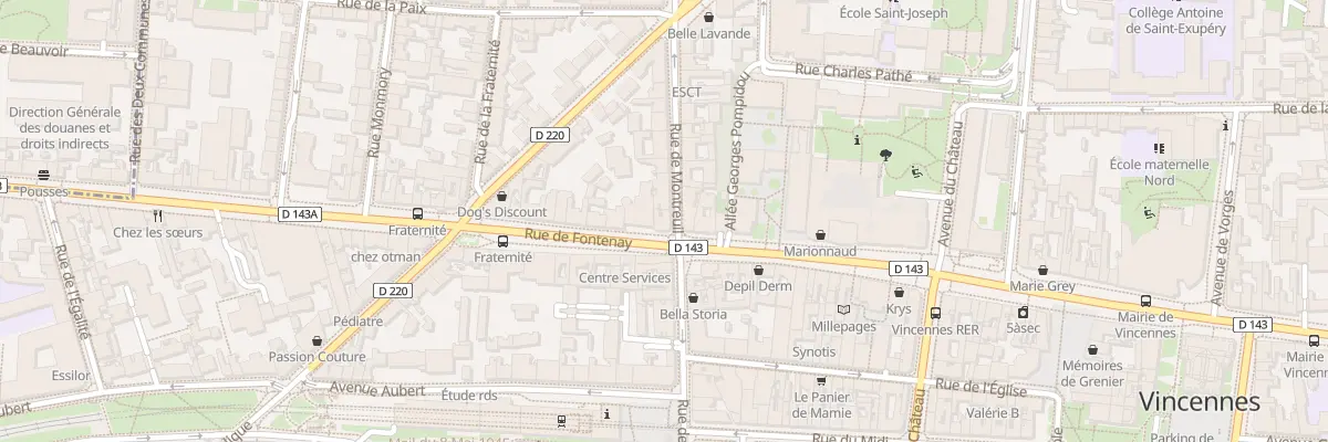 Plan du 31 Rue de Montreuil à Vincennes