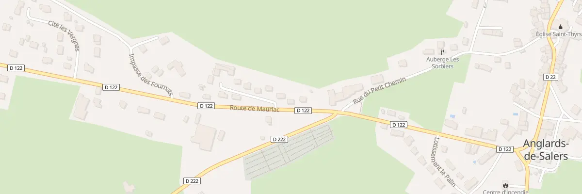 Plan du 5529 Le Bourg à Anglards-de-Salers