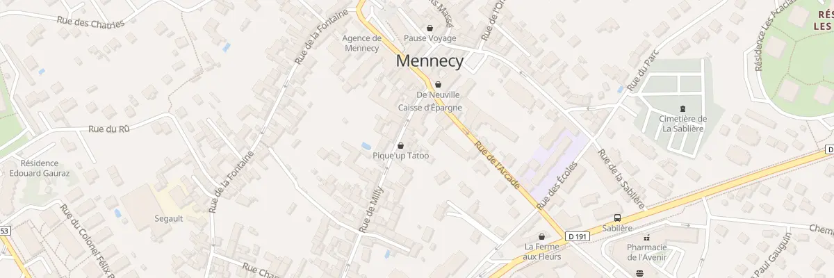 Plan du 5 Rue de Milly à Mennecy