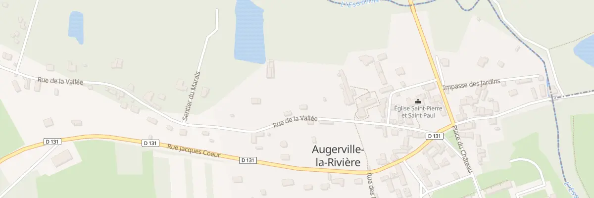 Plan du 12 Rue de la Vallée à Augerville-la-Rivière