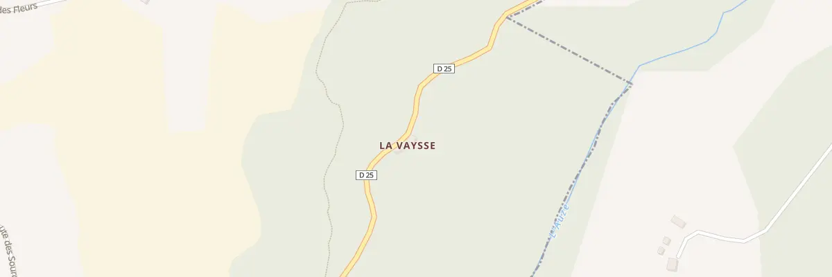 Plan du 5127 La Vaysse à Sénezergues