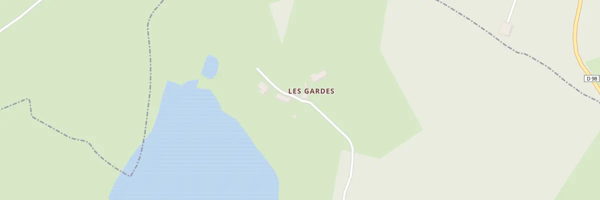 Plan du 5095 Les Gardes à Fernoël