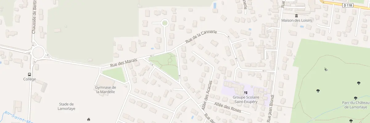 Plan du 30 Rue des Marais à Lamorlaye