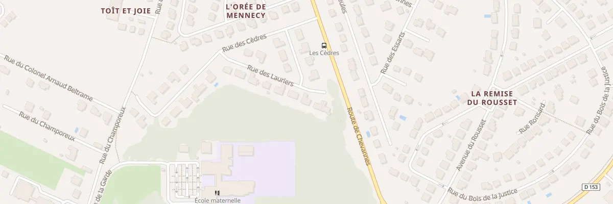 Plan du 13 Rue des Lauriers à Mennecy