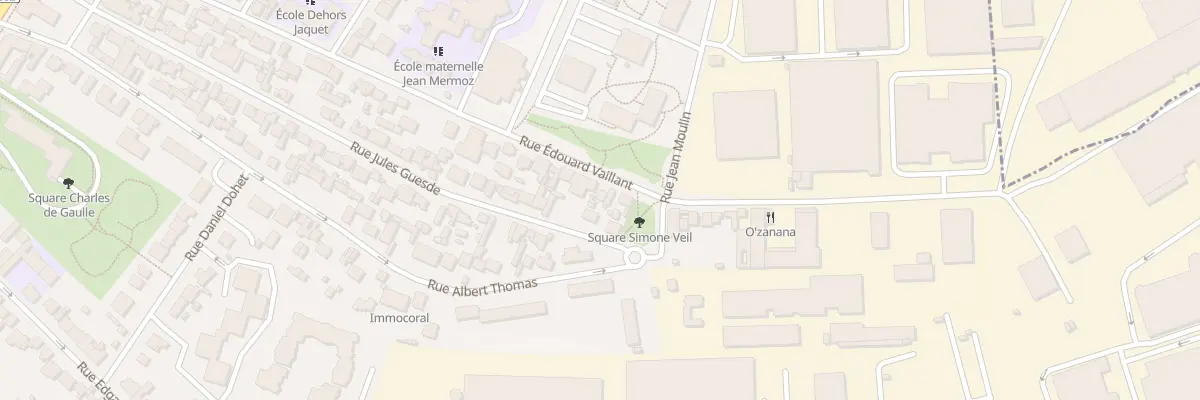 Plan du 48 Rue Edouard Vaillant au Bourget