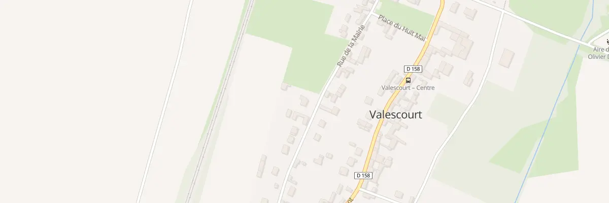 Plan du 14 Rue de la Mairie à Valescourt