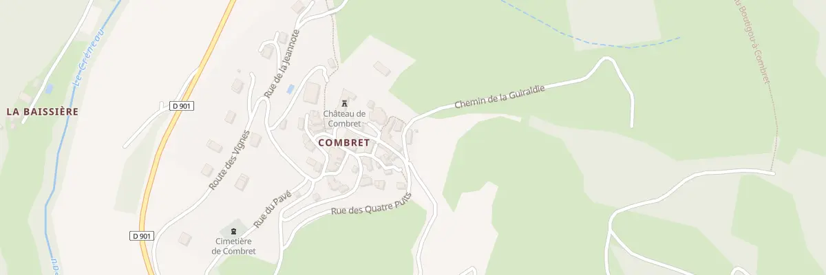 Plan du 5149 Combret à Nauviale