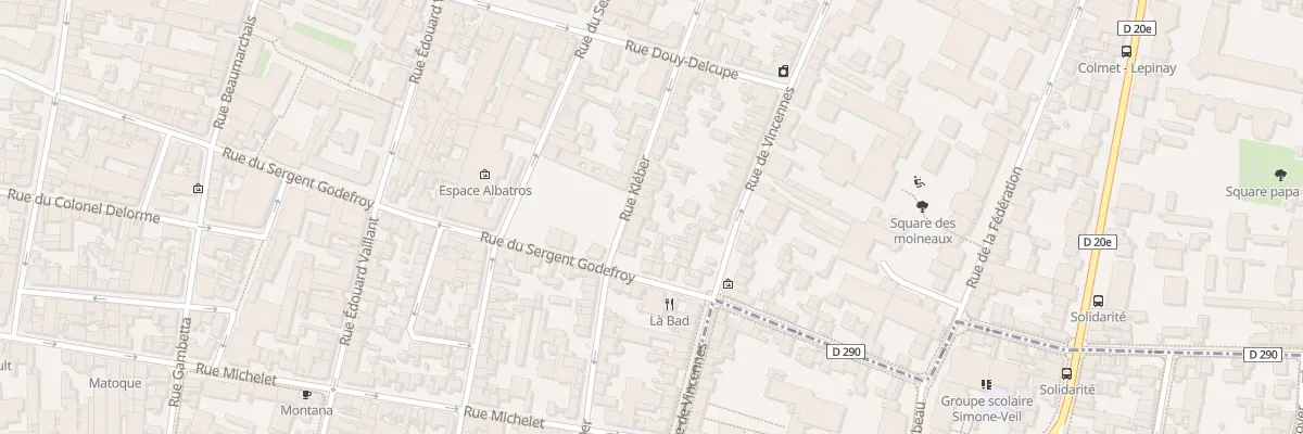 Plan du 77 Rue Kléber à Montreuil