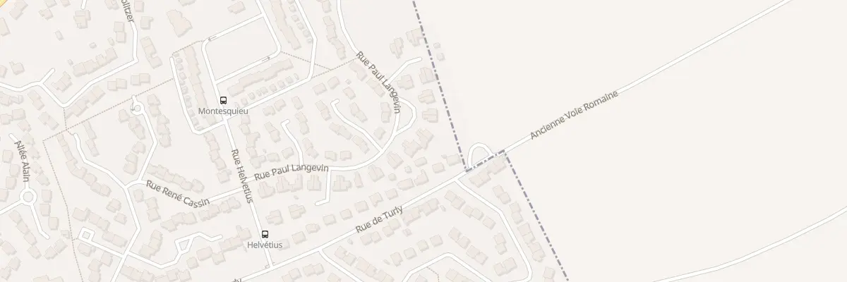 Plan du 34 Rue Paul Langevin à Bourges