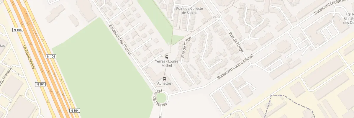 Plan du 16G Rue de l’Orge à Évry-Courcouronnes