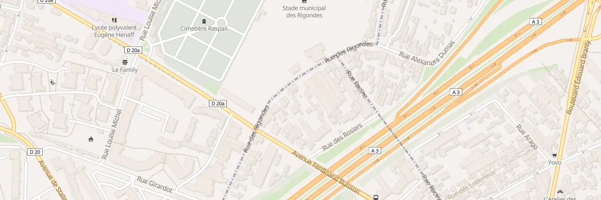 Plan du 82 Rue des Rigondes à Montreuil