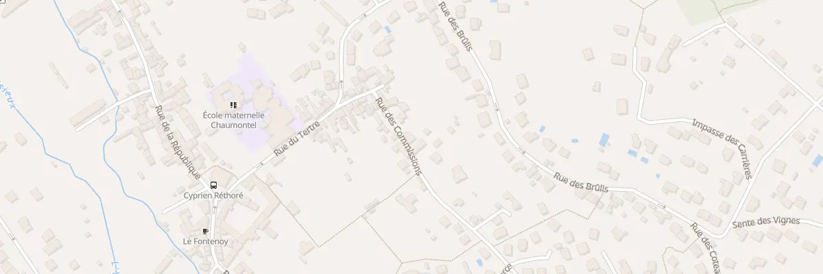Plan du 7 Rue des Commissions à Chaumontel