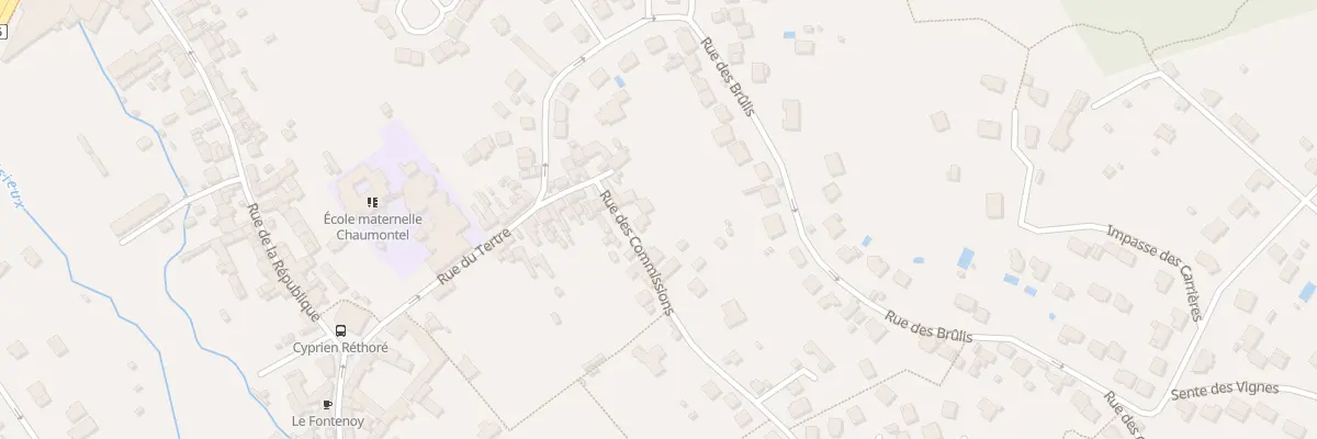 Plan du 5 Rue des Commissions à Chaumontel