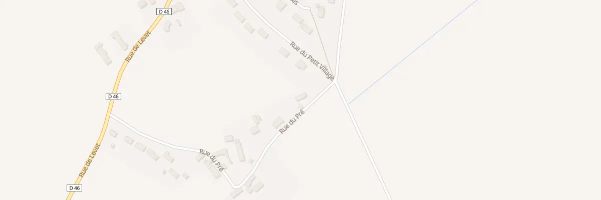 Plan du 14 Rue du Pré à Senneçay
