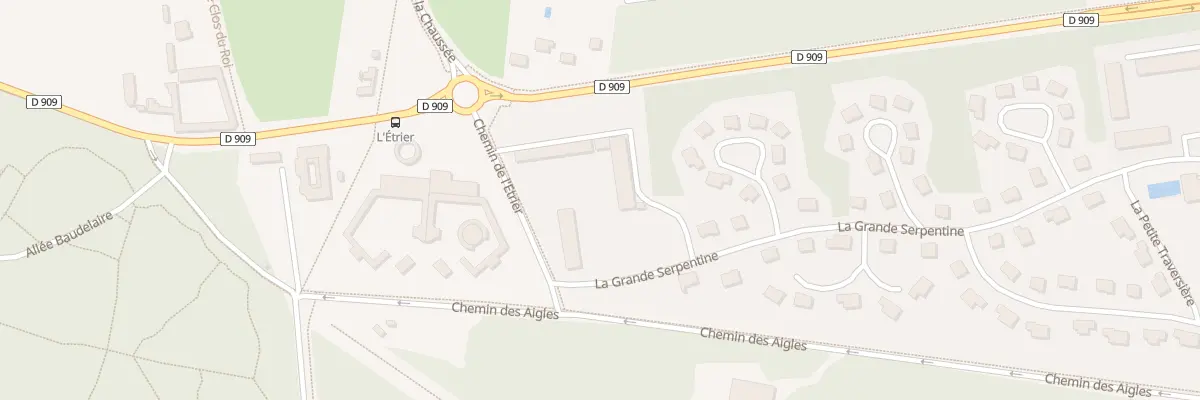 Plan du 1 Voie de la Grande Serpentine à Gouvieux