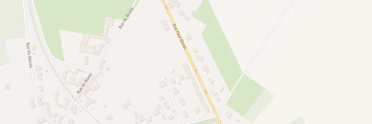 Plan du 5023N Rue Paul Morel à Thézy-Glimont