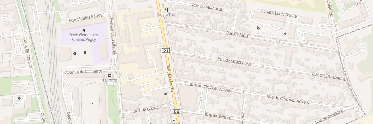 Plan du 6 Rue de Strasbourg à Maisons-Alfort