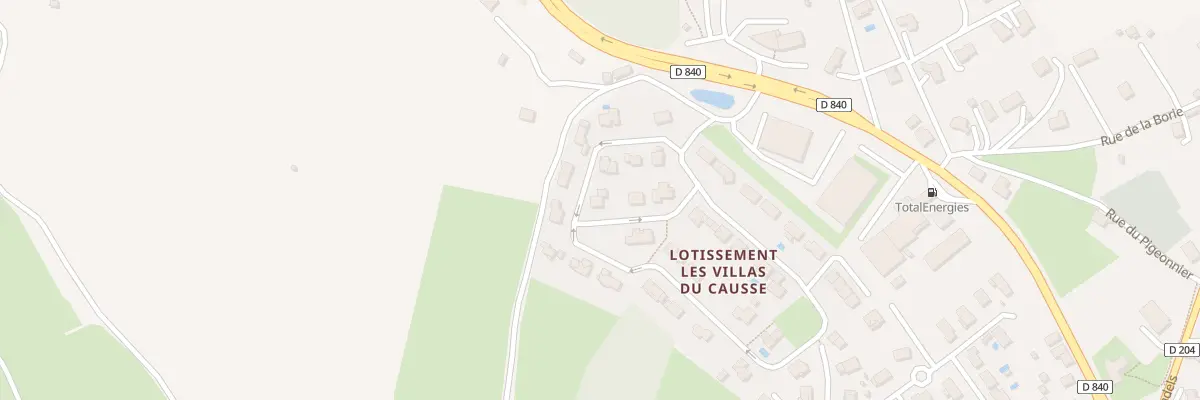 Plan du 5960 Lot Les Villas du Causse III à Valady