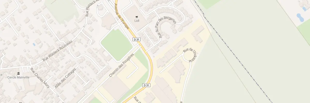 Plan du 85 Rue du Parc des Bergeries à Draveil