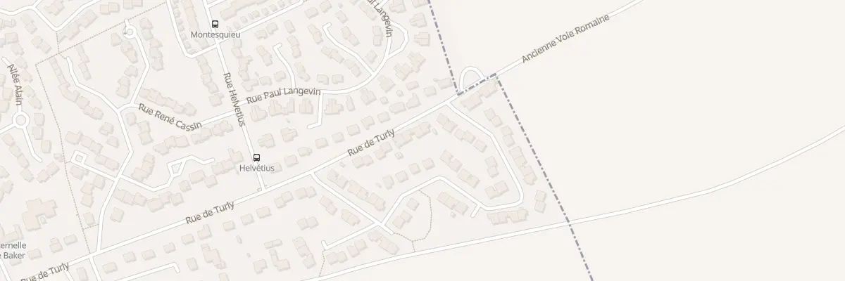 Plan du 164 Rue de Turly à Bourges