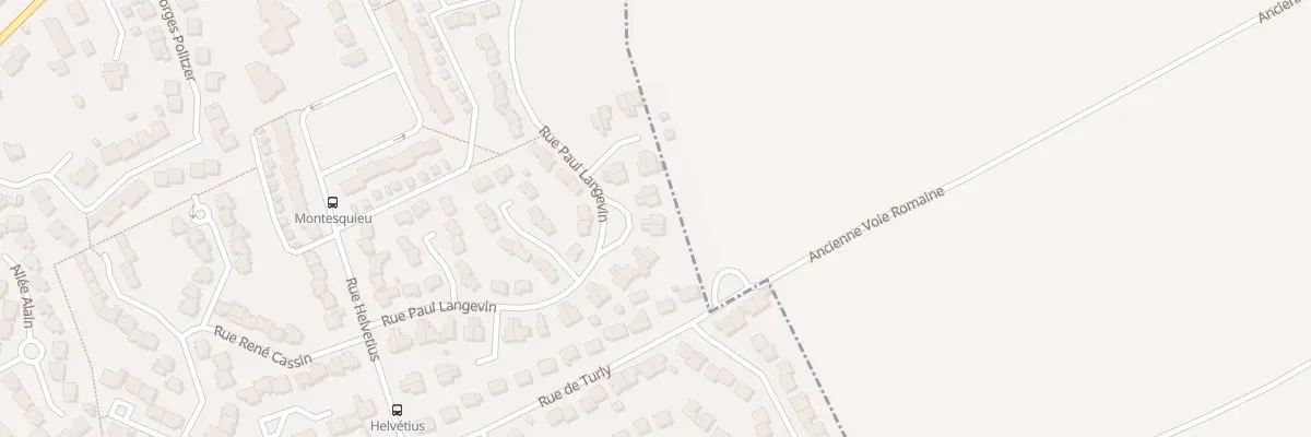 Plan du 40 Rue Paul Langevin à Bourges