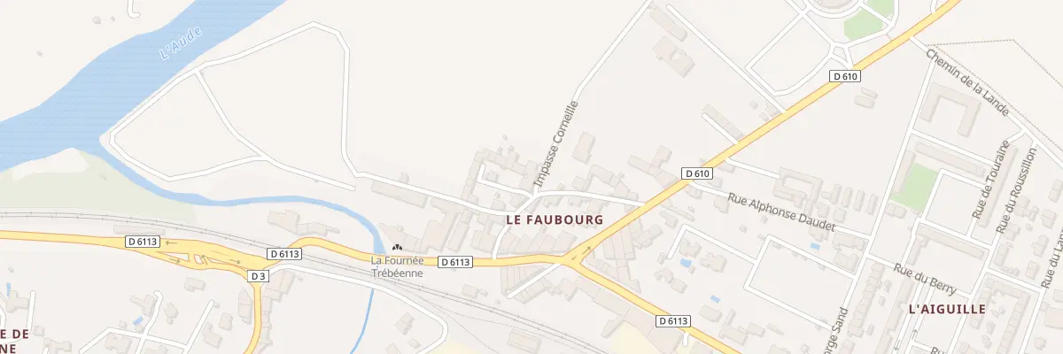 Plan du 3 Rue Corneille à Trèbes